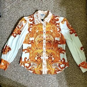 FN Paisley Shirt so M (Juniors)